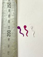 Load image into Gallery viewer, “Tadpole” Shaped Glitter