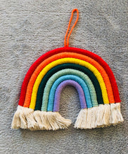 Load image into Gallery viewer, Woven Rainbow Wall Decor