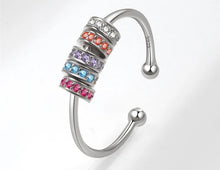 Load image into Gallery viewer, Rainbow Beads Anxiety Rings
