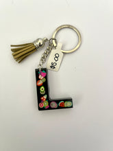 Load image into Gallery viewer, Resin Letter Keyrings 🌟🌟CLEARANCE🌟🌟
