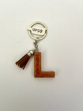 Load image into Gallery viewer, Resin Letter Keyrings 🌟🌟CLEARANCE🌟🌟
