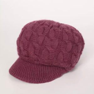 Peaked Knit Hat