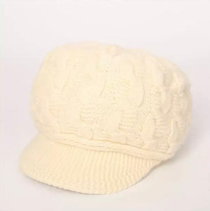 Peaked Knit Hat