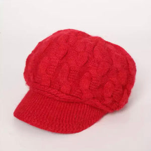 Peaked Knit Hat