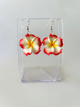 Load image into Gallery viewer, Plumeria (Frangipani) Drop Earrings
