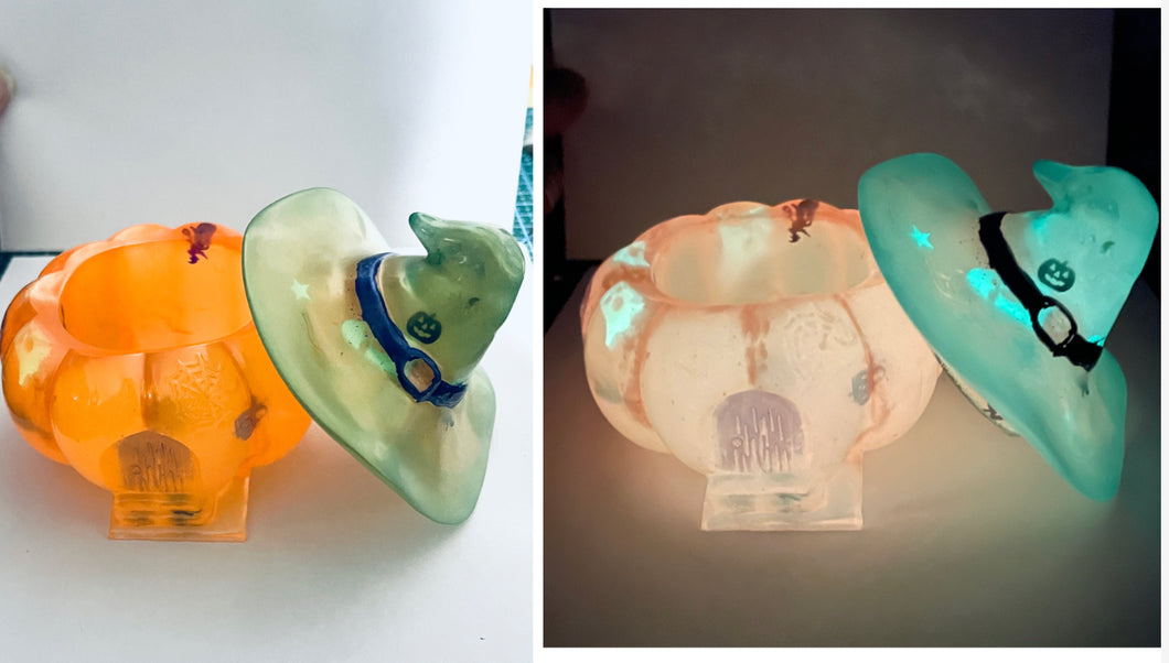 Halloween Pumpkin Jars
