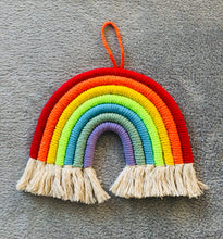 Load image into Gallery viewer, Woven Rainbow Wall Decor
