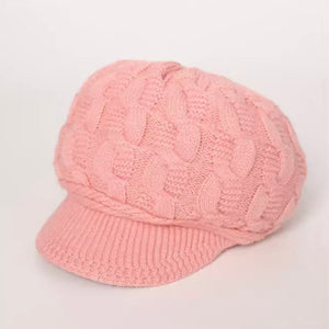 Peaked Knit Hat