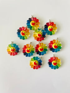 Flatback Smiley Charms