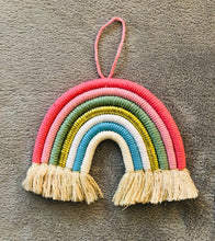 Load image into Gallery viewer, Woven Rainbow Wall Decor
