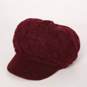 Peaked Knit Hat